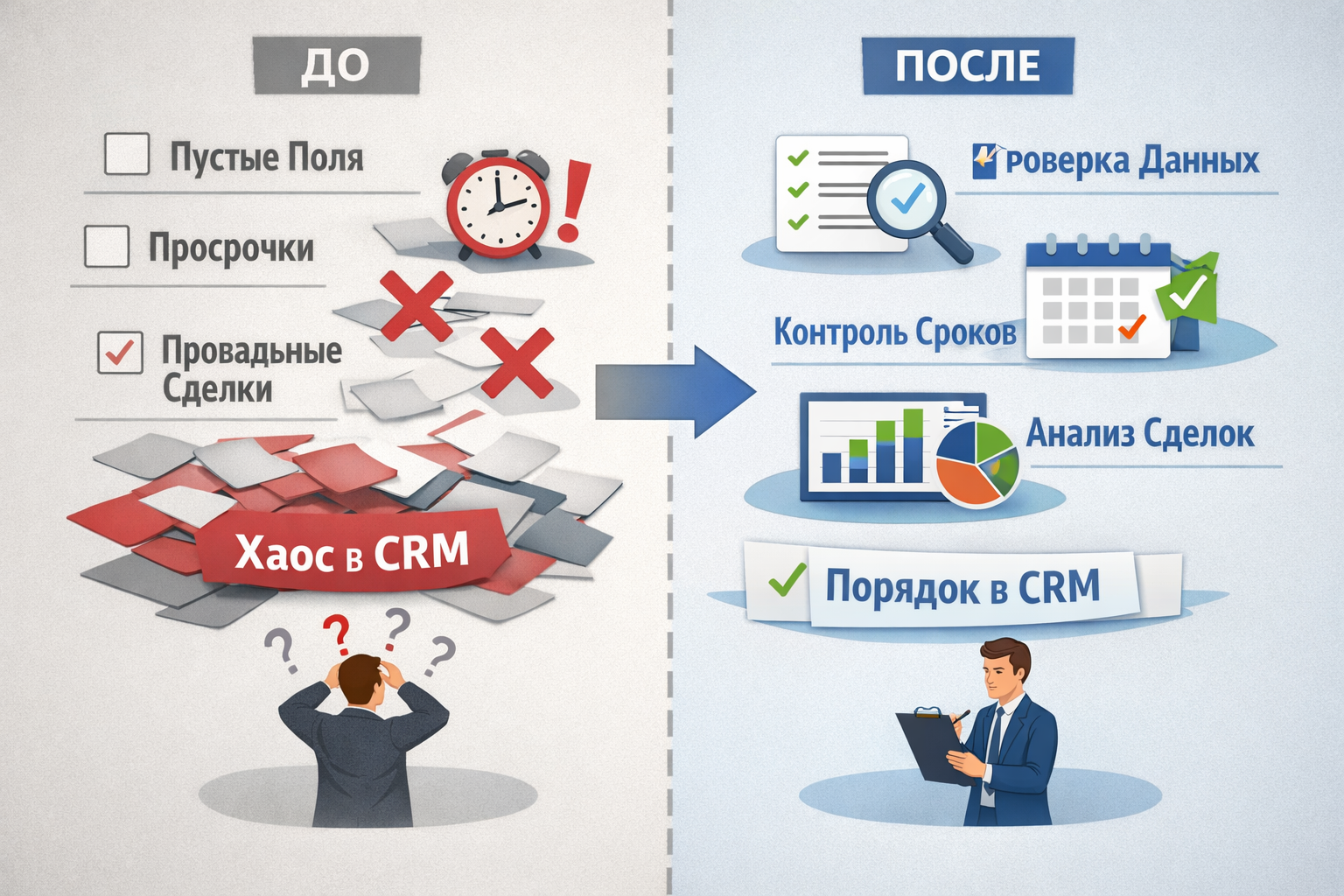 Ошибка 4. Нет постпроектного контроля со стороны РОПа